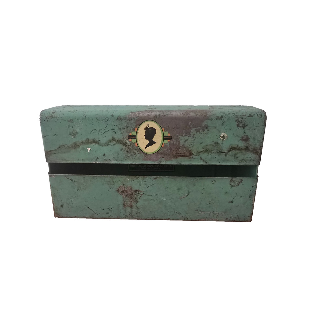 1930 Art Deco Servelle Paper Towels Metal Wall Dispenser